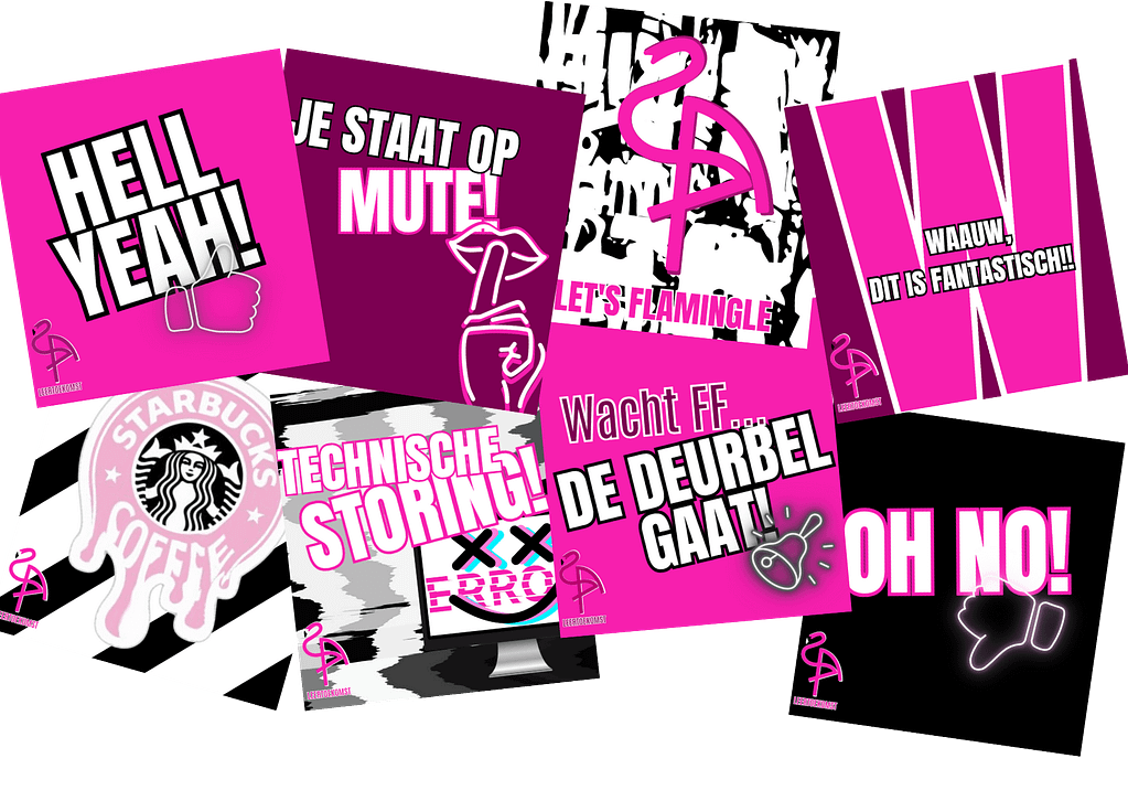 Sessiekaarten mockup